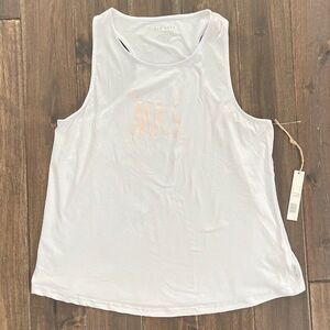 Rae Dunn White and Peach MRS Bridal Bride Heart Tank L NWT